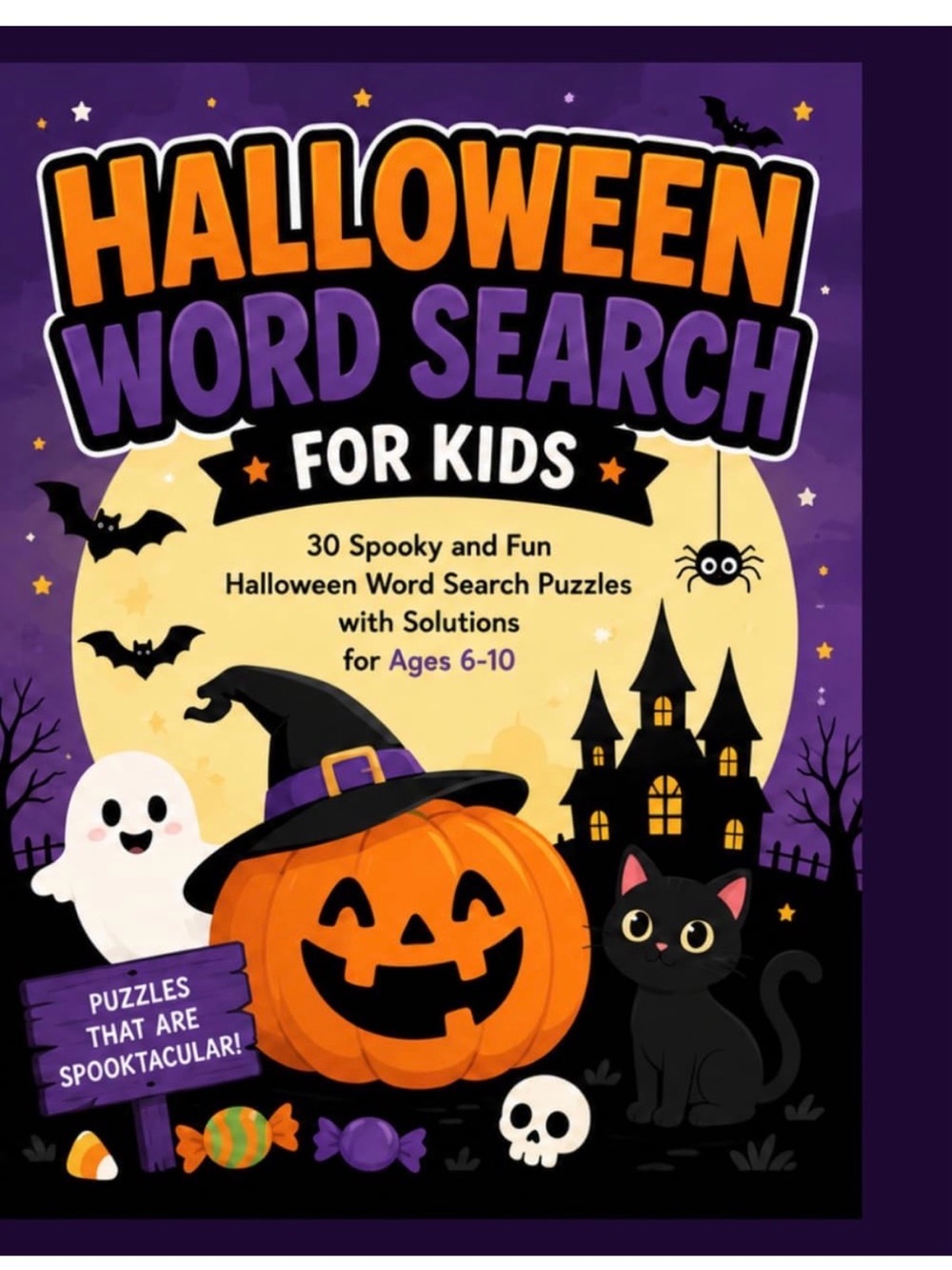 NEW Halloween Word Search for Kids